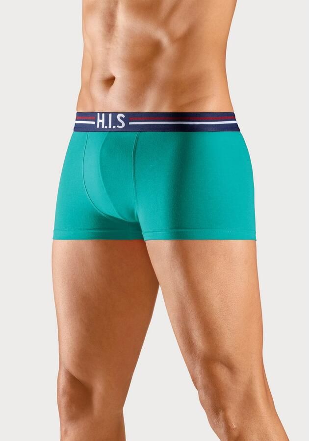 H.I.S Hipster strak zittende boxershorts met strepen van katoenmix (set 5 stuks) - Foto 5