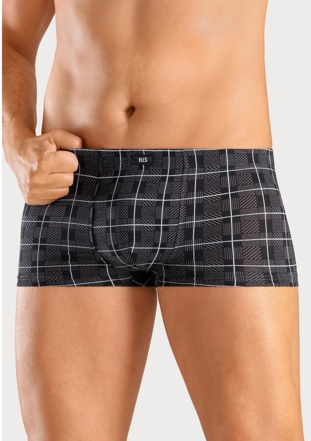 H.I.S Hipster strak zittende boxershorts van katoen-stretch (set 5 stuks) - Foto 2