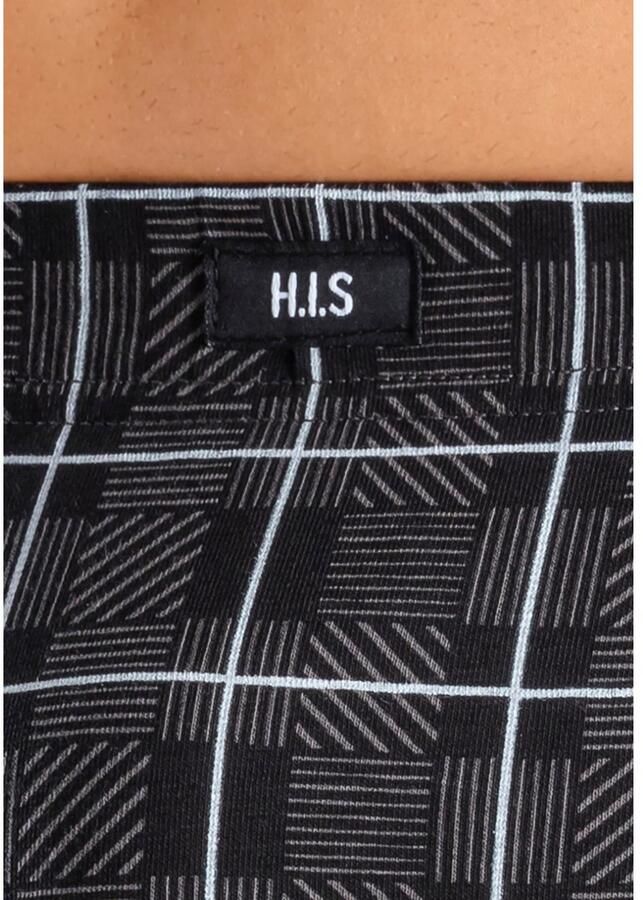 H.I.S Hipster strak zittende boxershorts van katoen-stretch (set 5 stuks)