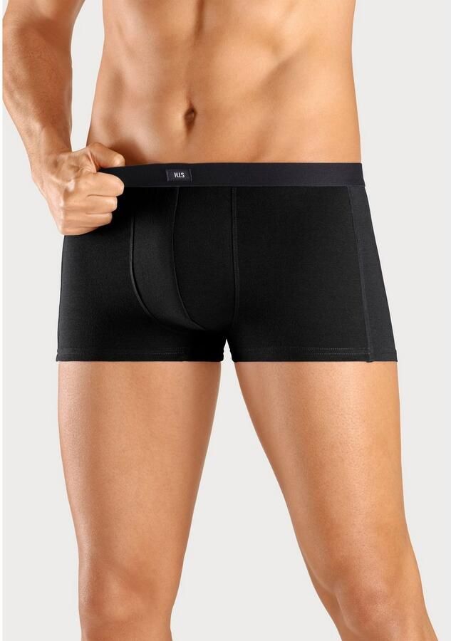 H.I.S Hipster strak zittende boxershorts van katoenmix (set 3 stuks) - Foto 3
