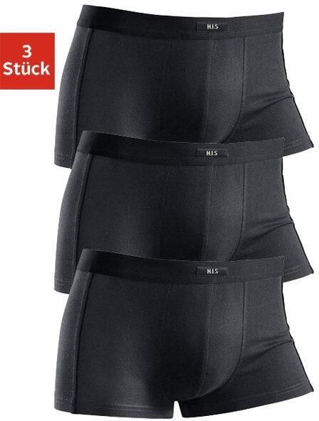 H.I.S Hipster strak zittende boxershorts van katoenmix (set 3 stuks) - Foto 2