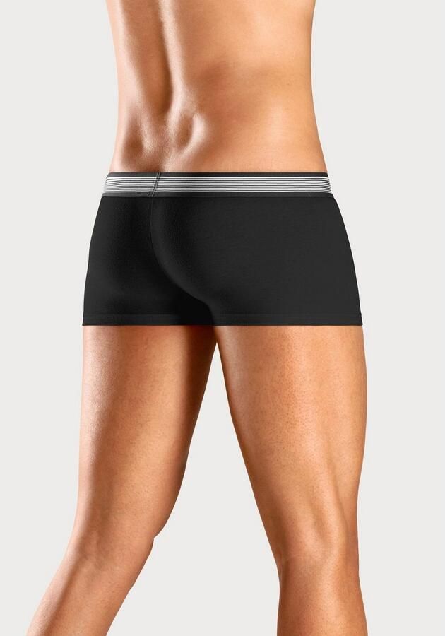 H.I.S Hipster strak zittende boxershorts van katoenmix (set 4 stuks) - Foto 6