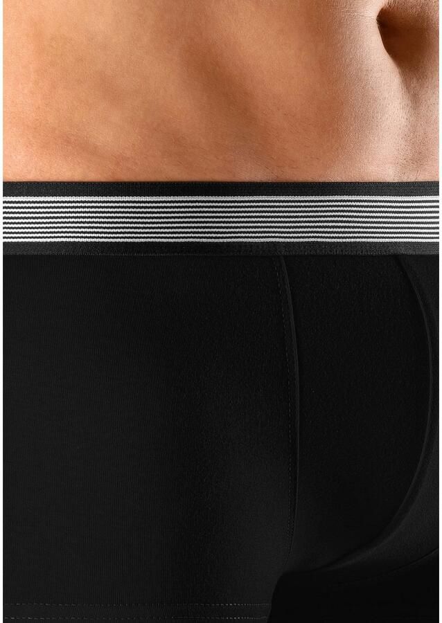 H.I.S Hipster strak zittende boxershorts van katoenmix (set 4 stuks)