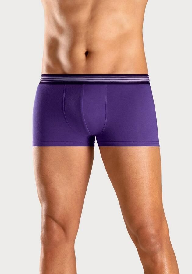 H.I.S Hipster strak zittende boxershorts van katoenmix (set 4 stuks) - Foto 3
