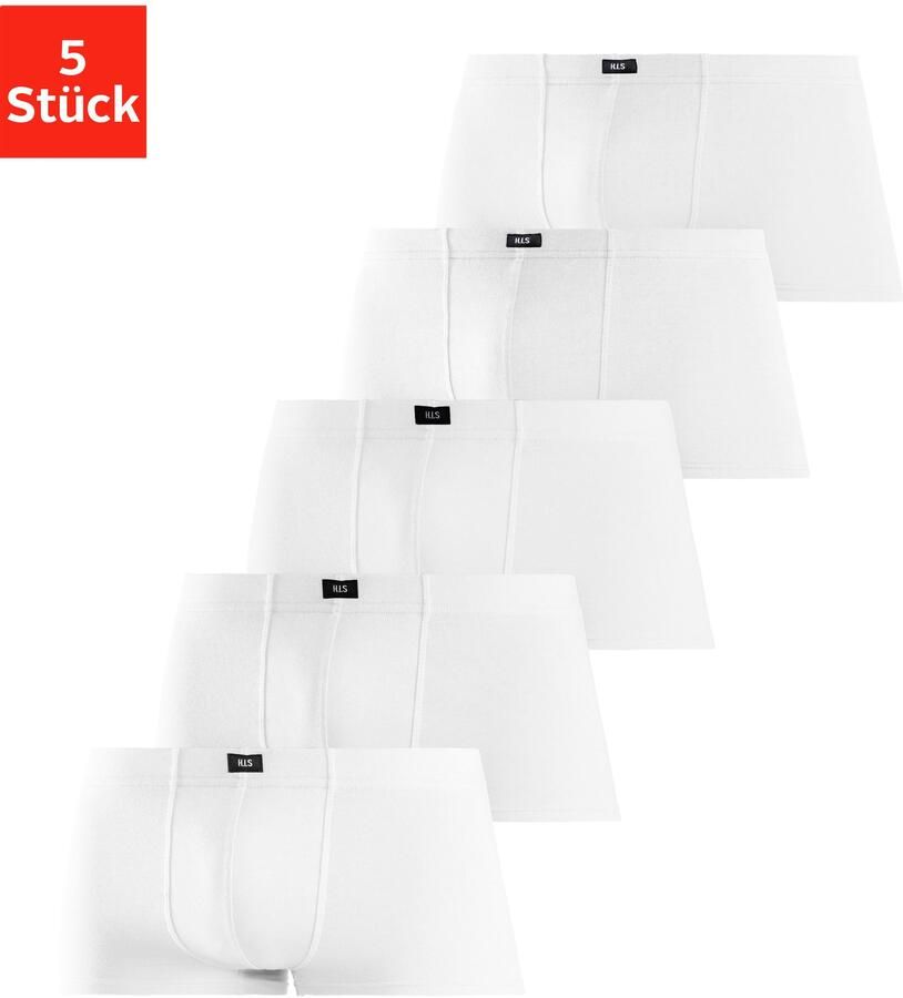 H.I.S Hipster strak zittende boxershorts van katoenstretch (set 5 stuks) - Foto 6