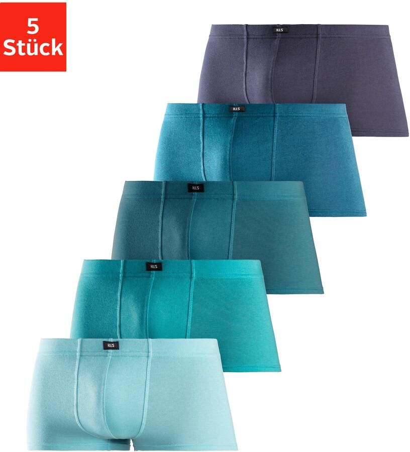 H.I.S Hipster strak zittende boxershorts van katoenstretch (set 5 stuks) - Foto 5