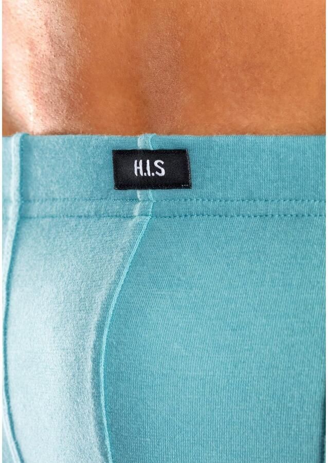 H.I.S Hipster strak zittende boxershorts van katoenstretch (set 5 stuks)