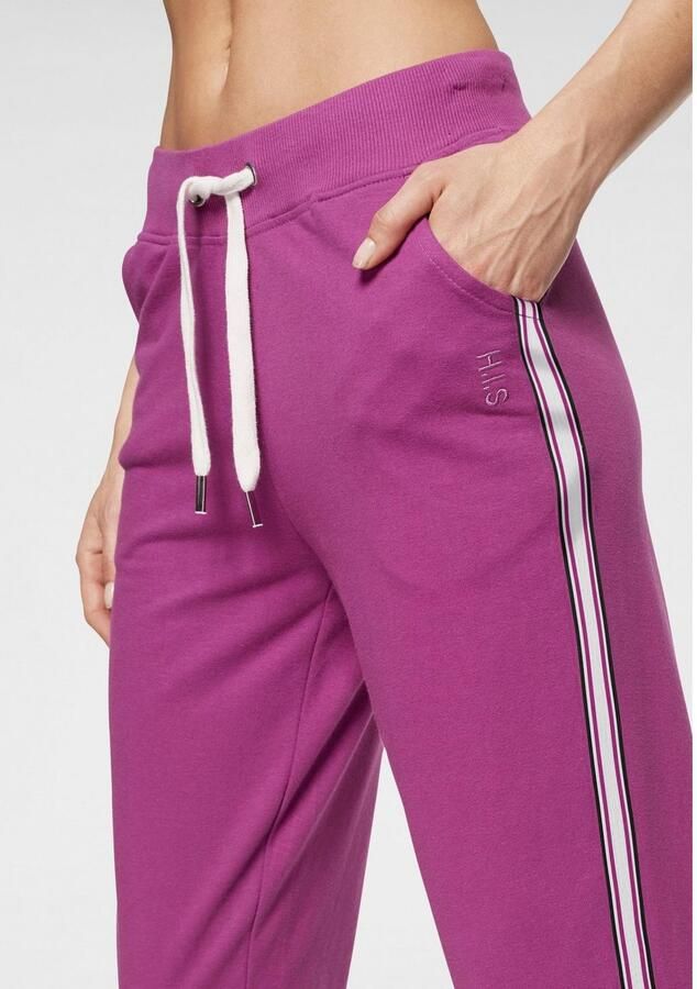 H.I.S Homewearbroek -loungebroek met zijstrepen en insteekzakken loungewear - Foto 2