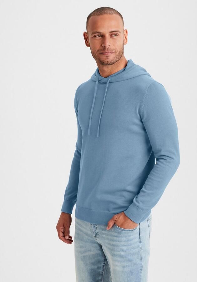 H.I.S Hoodie Gebreide trui met capuchon Fijn breisel van onderhoudsvriendelijke katoenmix - Foto 3