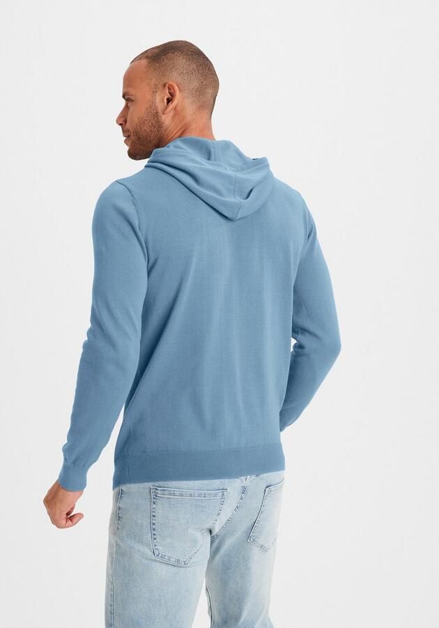 H.I.S Hoodie Gebreide trui met capuchon Fijn breisel van onderhoudsvriendelijke katoenmix - Foto 4