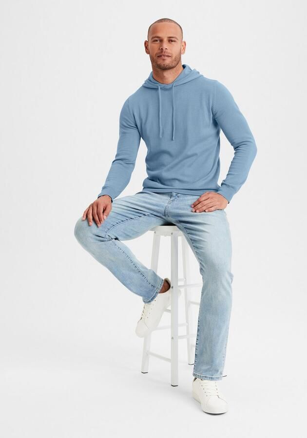 H.I.S Hoodie Gebreide trui met capuchon Fijn breisel van onderhoudsvriendelijke katoenmix - Foto 5