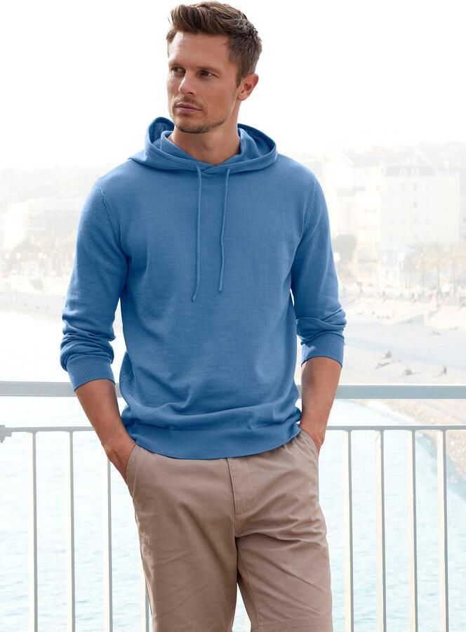 H.I.S Hoodie Gebreide trui met capuchon Fijn breisel van onderhoudsvriendelijke katoenmix - Foto 6