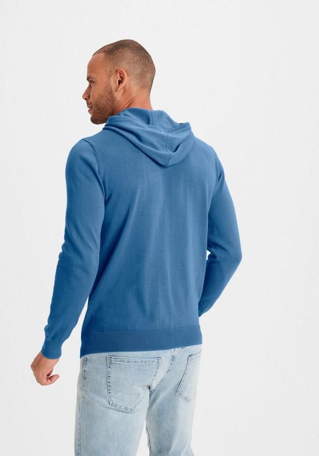 H.I.S Hoodie Gebreide trui met capuchon Fijn breisel van onderhoudsvriendelijke katoenmix - Foto 4