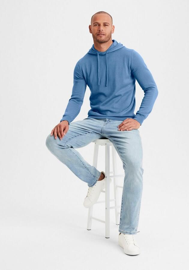 H.I.S Hoodie Gebreide trui met capuchon Fijn breisel van onderhoudsvriendelijke katoenmix - Foto 5