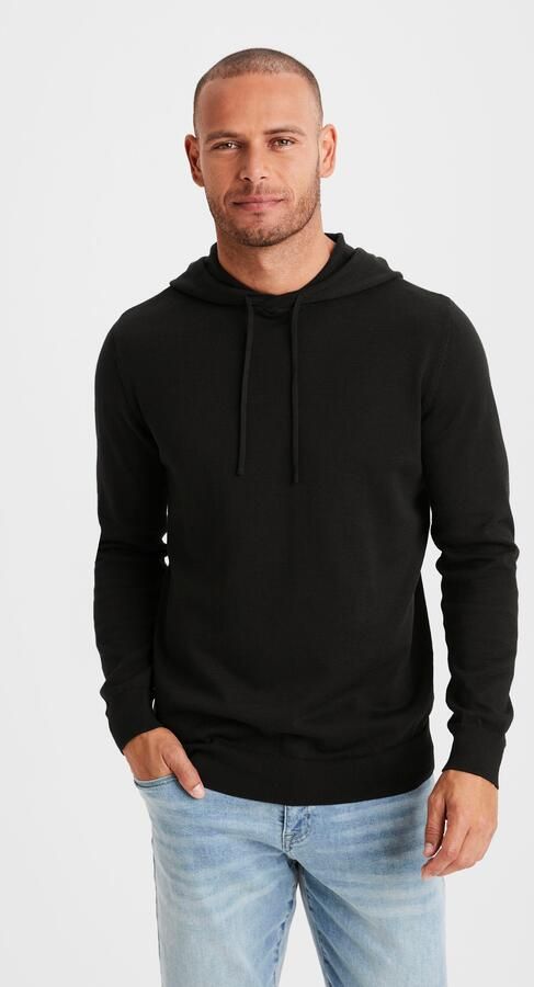 H.I.S Hoodie Gebreide trui met capuchon Fijn breisel van onderhoudsvriendelijke katoenmix - Foto 4