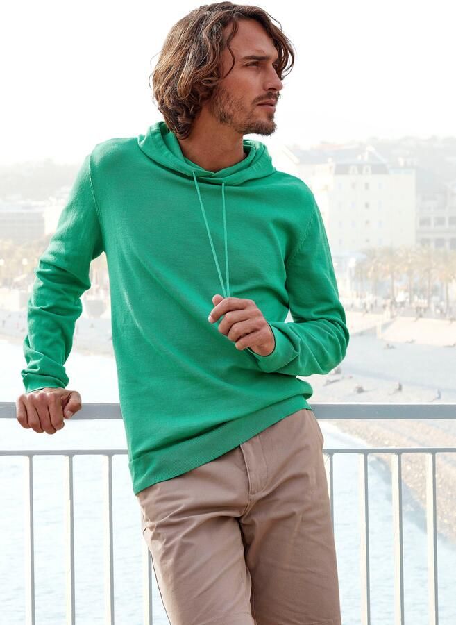 H.I.S Hoodie Gebreide trui met capuchon Fijn breisel van onderhoudsvriendelijke katoenmix - Foto 6