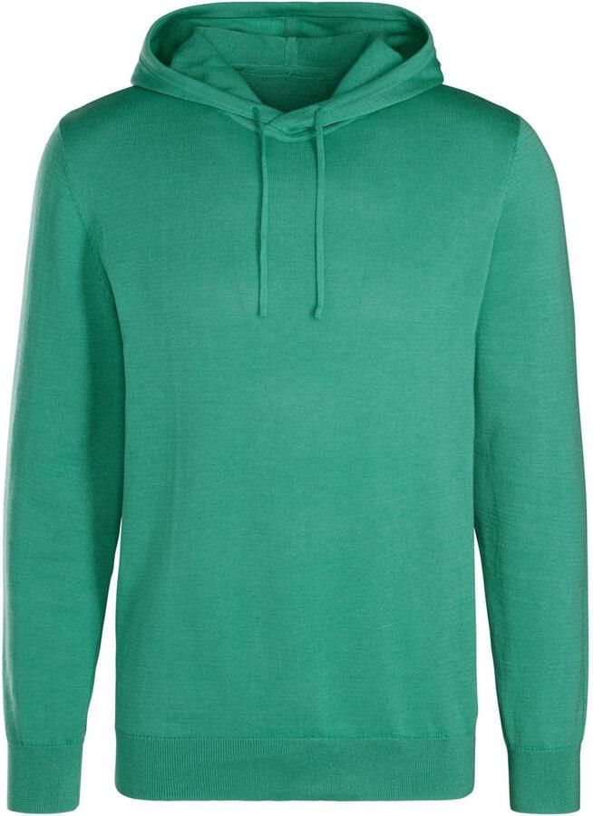 H.I.S Hoodie Gebreide trui met capuchon Fijn breisel van onderhoudsvriendelijke katoenmix