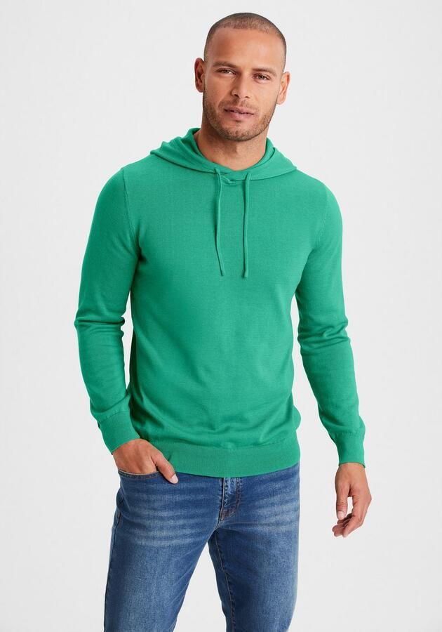 H.I.S Hoodie Gebreide trui met capuchon Fijn breisel van onderhoudsvriendelijke katoenmix - Foto 3