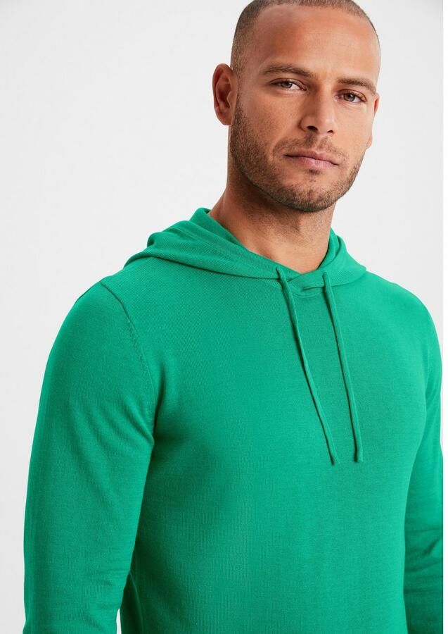 H.I.S Hoodie Gebreide trui met capuchon Fijn breisel van onderhoudsvriendelijke katoenmix - Foto 2