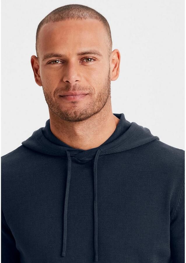 H.I.S Hoodie Gebreide trui met capuchon Fijn breisel van onderhoudsvriendelijke katoenmix - Foto 2