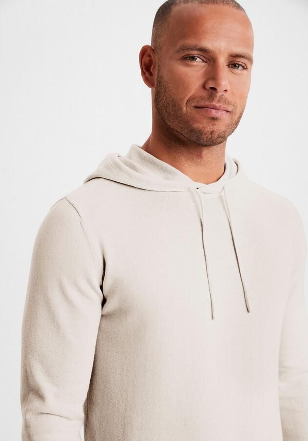 H.I.S Hoodie Gebreide trui met capuchon Fijn breisel van onderhoudsvriendelijke katoenmix - Foto 3