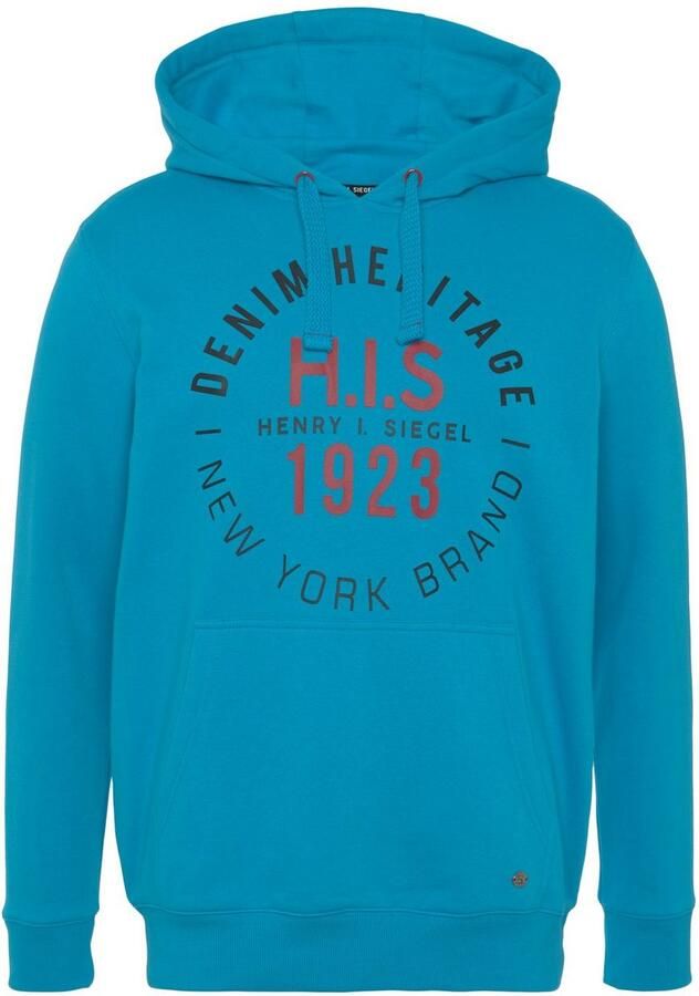 H.I.S Hoodie Lange mouwen casual pasvorm met kangoeroezak - Foto 4