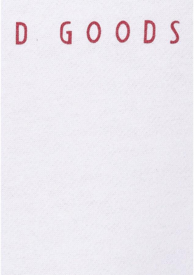 H.I.S Hoodie met print en badge capuchon voor sportieve outfits