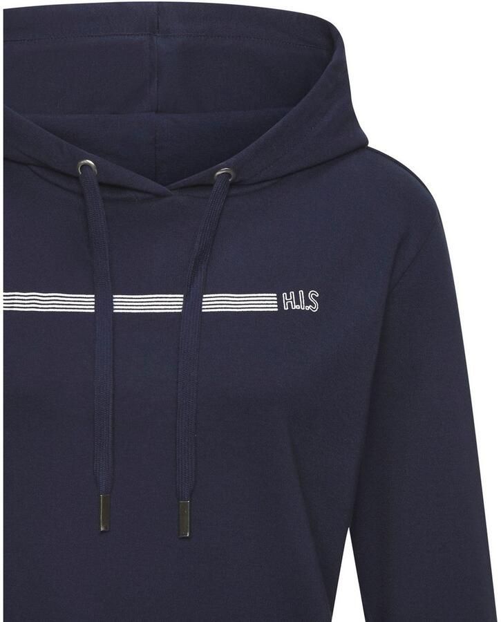 H.I.S Hoodie met strepenprint loungewear