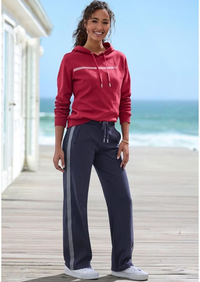 H.I.S Hoodie met strepenprint loungewear - Foto 3