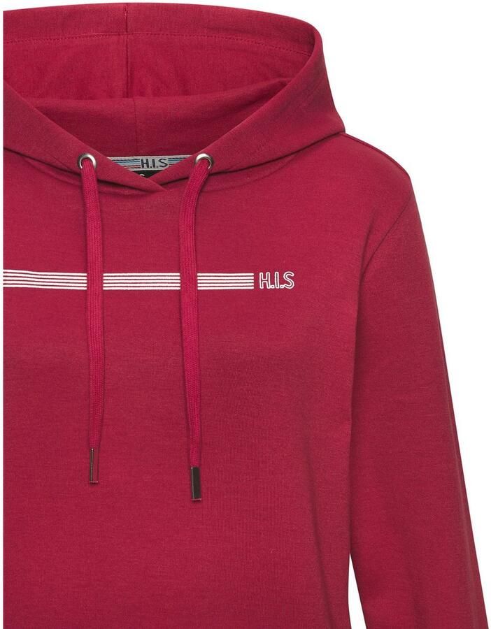H.I.S Hoodie met strepenprint loungewear