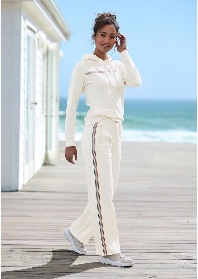 H.I.S Hoodie met strepenprint loungewear - Foto 3