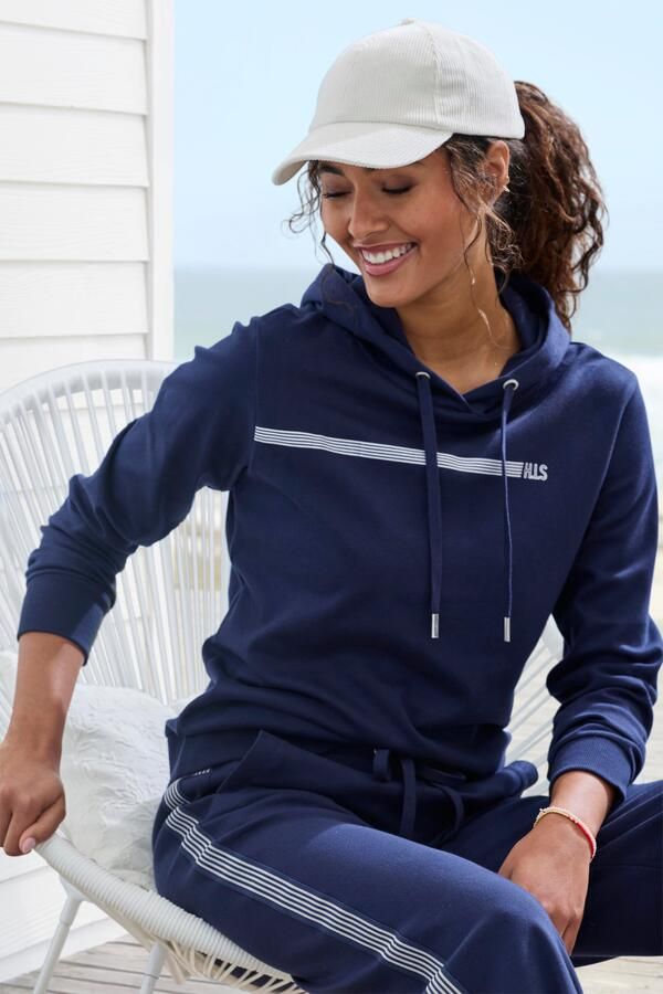 H.I.S Hoodie met strepenprint loungewear - Foto 6