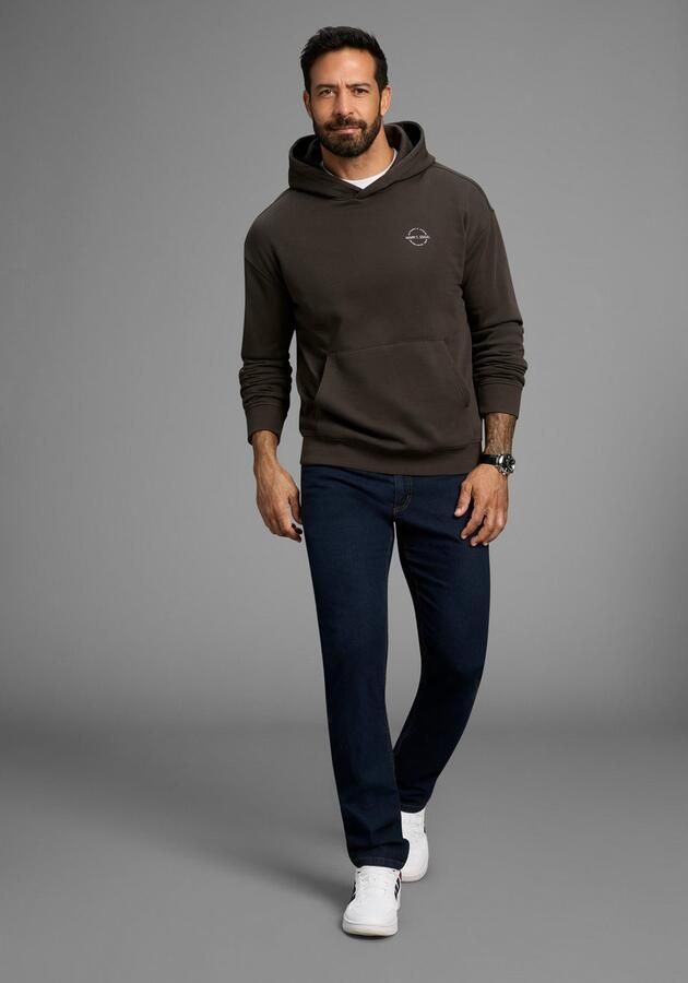 H.I.S Hoodie zonder koorden aan de capuchon - Foto 4