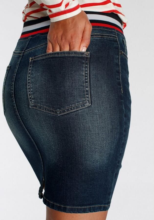 H.I.S Jeans rok CleoHS elastische band - Foto 5