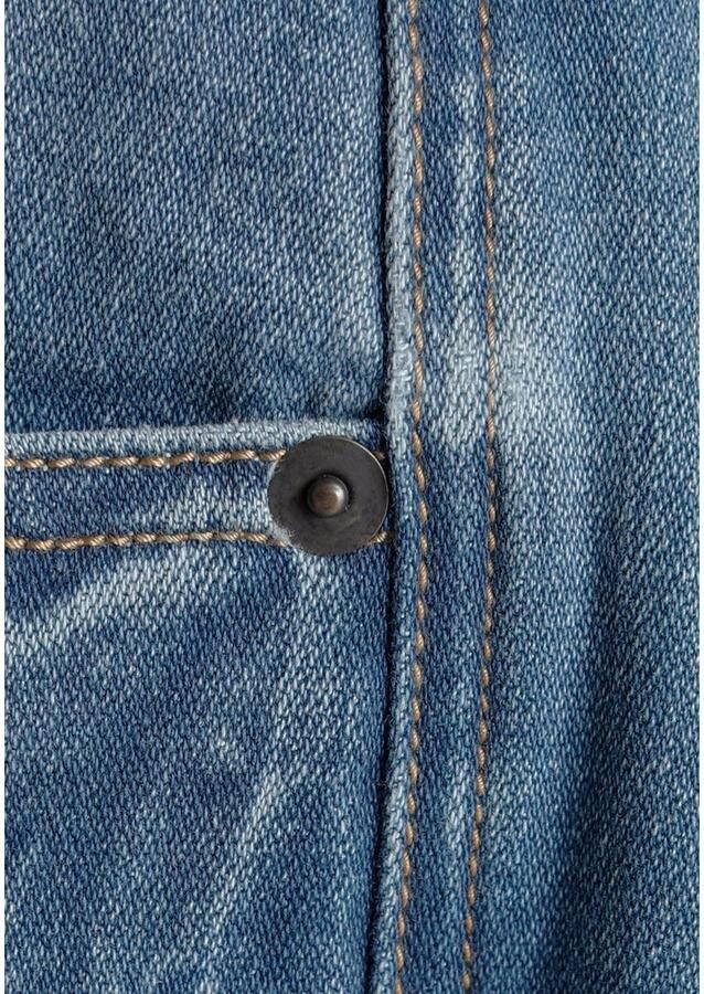 H.I.S Jeansbermuda ontspannen pasvorm rechte been snit modieuze gewassen look - Foto 3