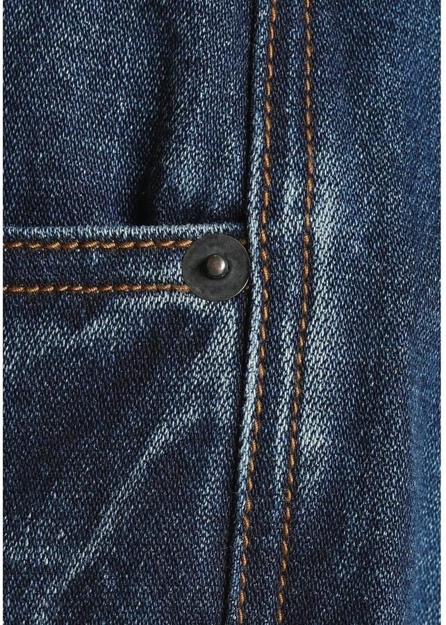 H.I.S Jeansbermuda ontspannen pasvorm rechte been snit modieuze gewassen look - Foto 2