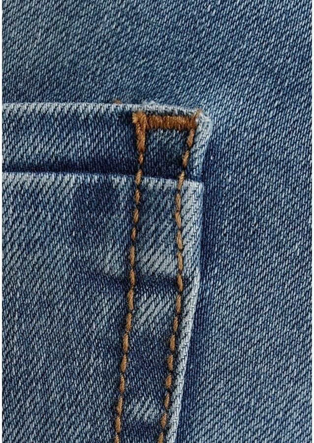 H.I.S Jeansshort DEYO rechte snit used-wassing lage taille - Foto 3