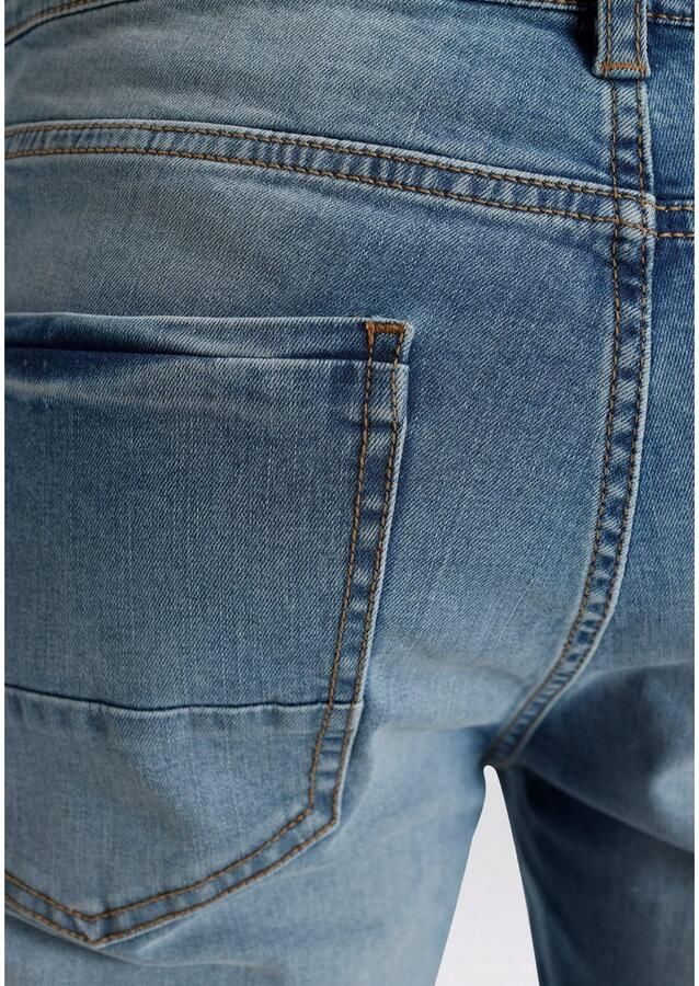 H.I.S Jeansshort DEYO rechte snit used-wassing lage taille - Foto 6