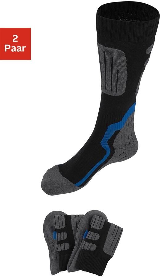 H.I.S Kniekousen ideaal voor de wintersport (set 2 paar) - Foto 4