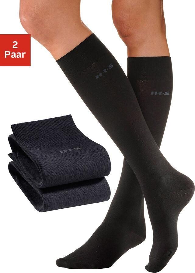 H.I.S Kniekousen met comfortboord (set 2 paar)