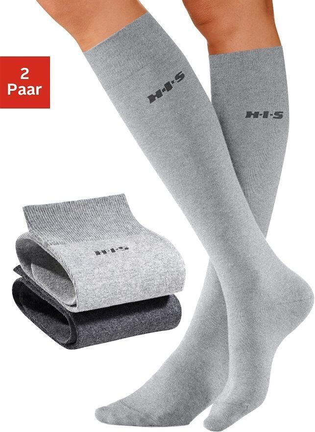 H.I.S Kniekousen met comfortboord (set 2 paar) - Foto 3