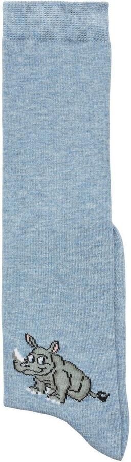 H.I.S Kniekousen met gebreid motief (set 5 paar) - Foto 9