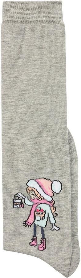 H.I.S Kniekousen met gebreid motief (set 5 paar) - Foto 7