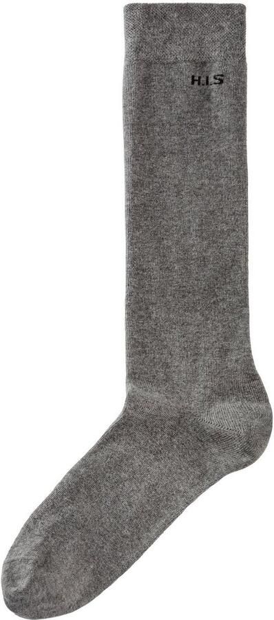 H.I.S Kniekousen met knelvrije boord (set 3 paar) - Foto 6