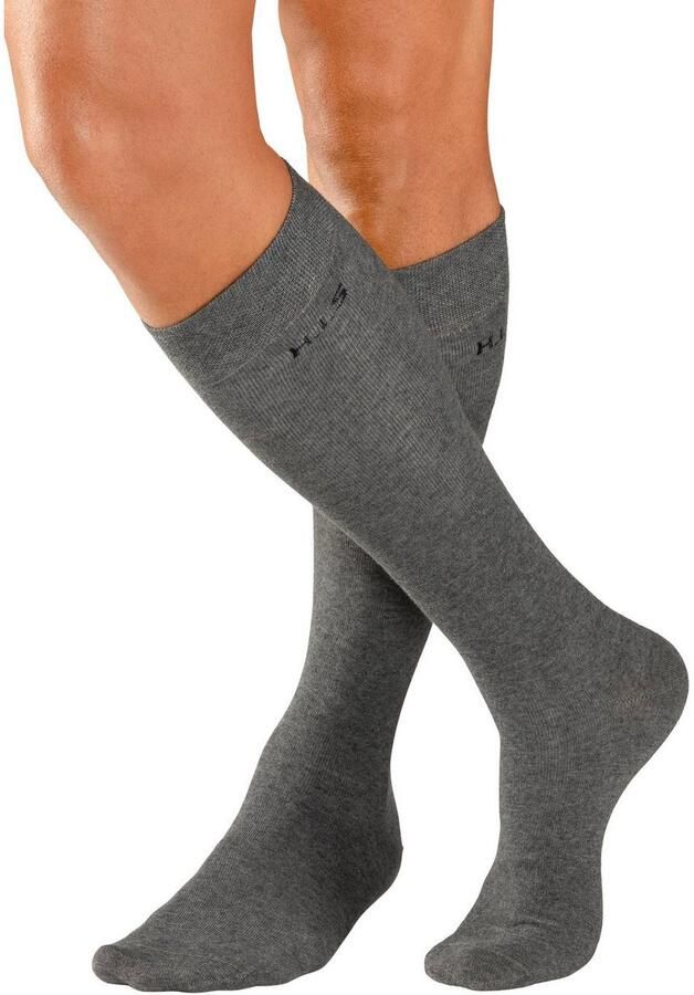 H.I.S Kniekousen met knelvrije boord (set 3 paar) - Foto 3