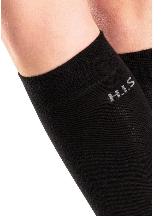 H.I.S Kniekousen zonder snijdende boord (set 3 paar) - Foto 3