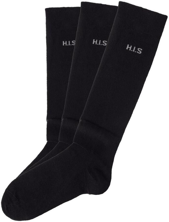 H.I.S Kniekousen zonder snijdende boord (set 3 paar) - Foto 2
