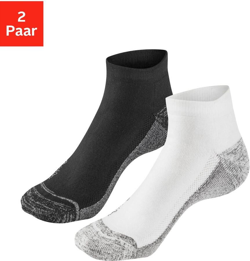 H.I.S Korte sokken gepolsterde golfsokken snel drogend (set 2 paar) - Foto 10