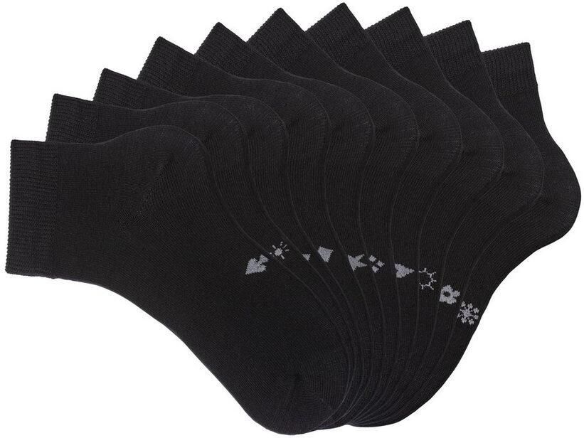 H.I.S Korte sokken met ingebreide symbolen (set 10 paar) - Foto 8