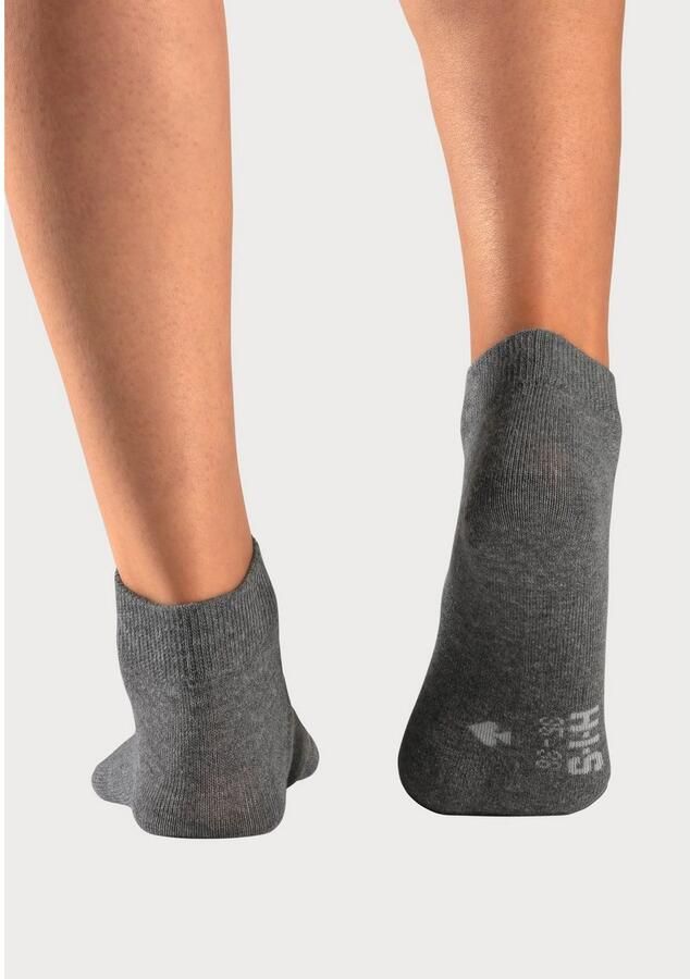 H.I.S Korte sokken met ingebreide symbolen (set 10 paar) - Foto 5